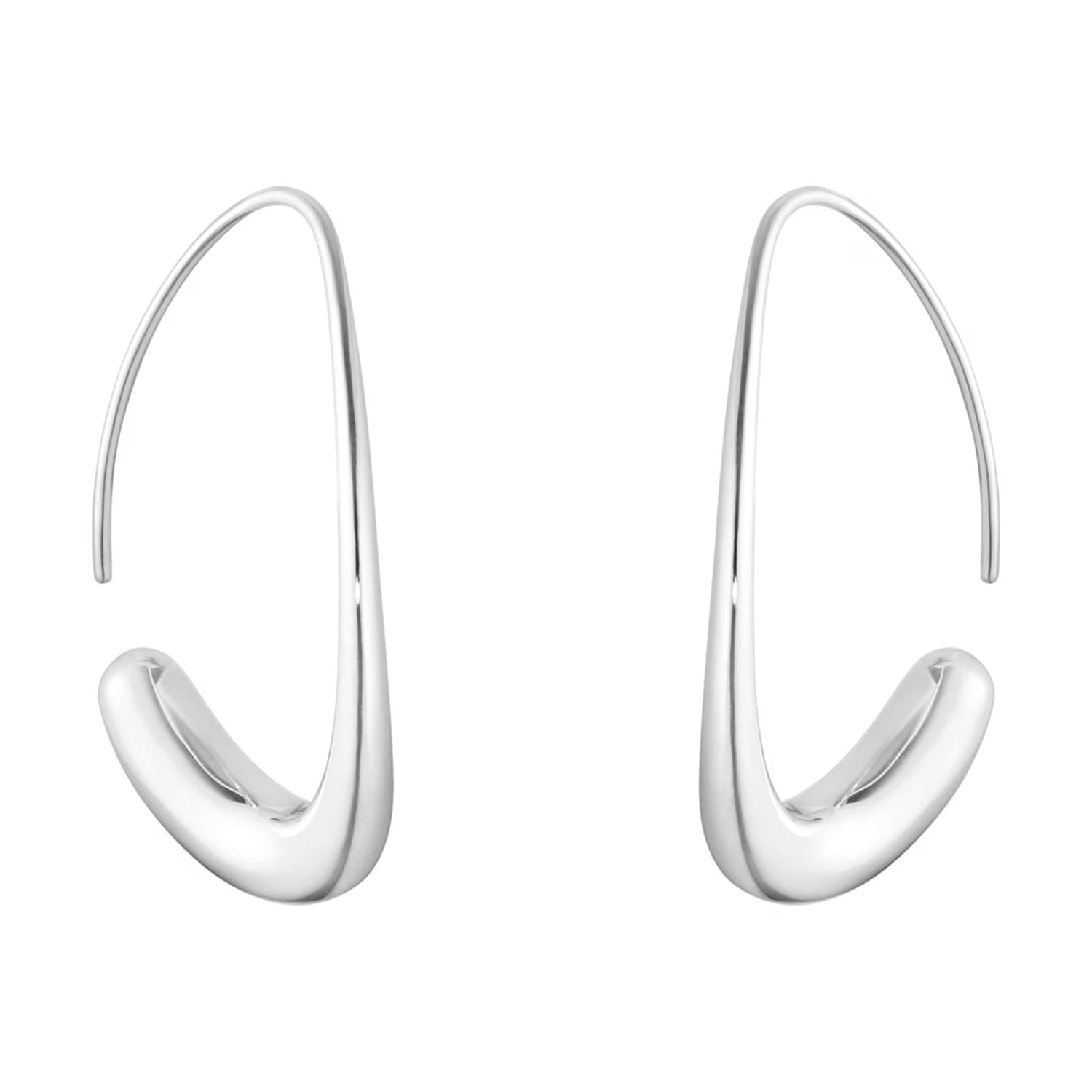 Sterling Silver Offspring Open Earhoops