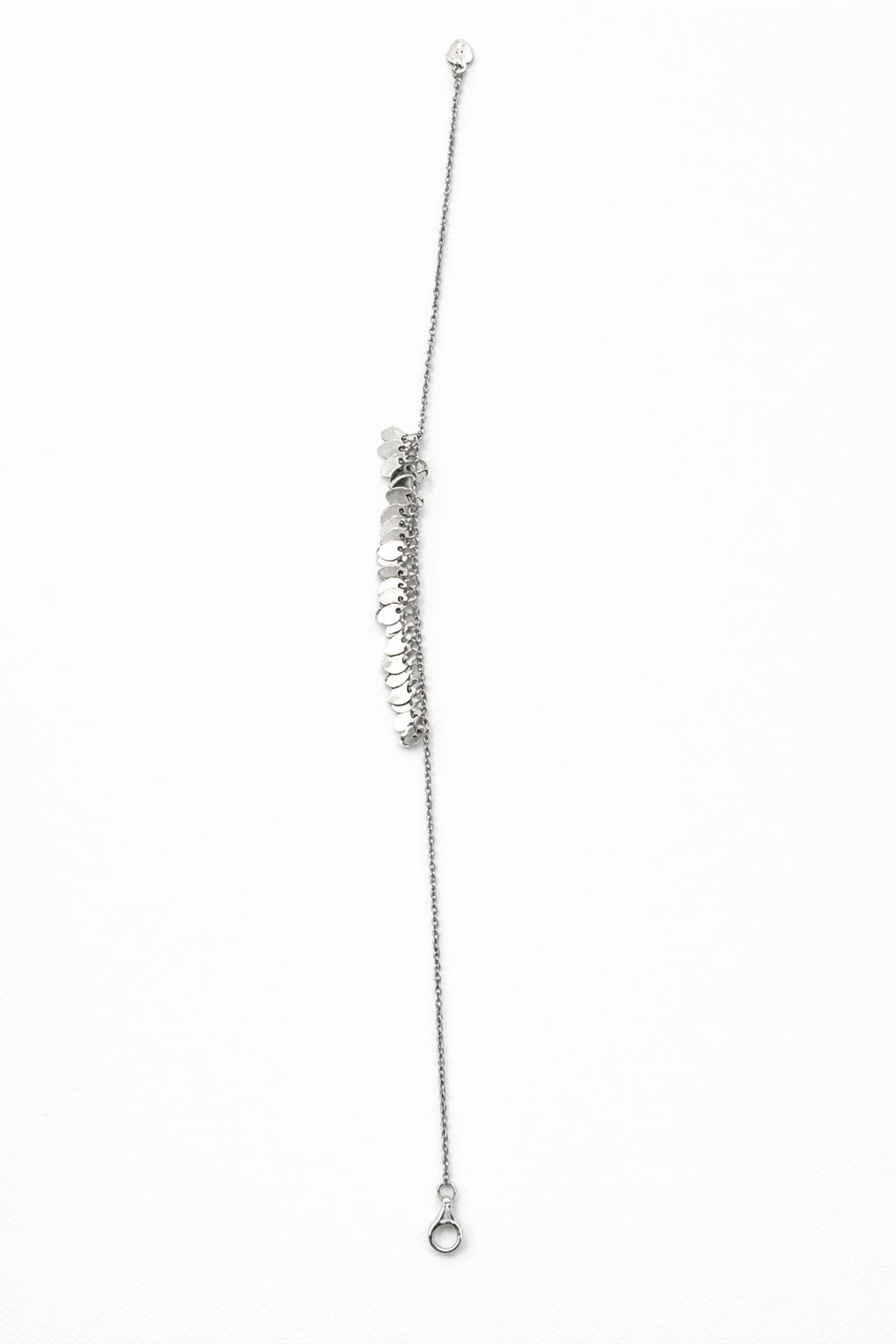 Shimmering Silver Disc Chain Anklet for Elegant Everyday Style