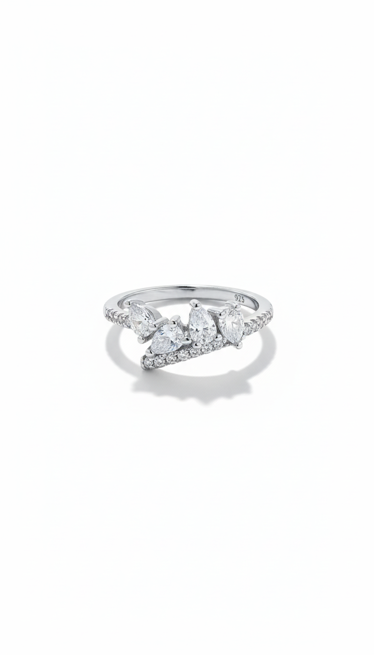 Royal Crown Silver Ring for Women (925 Sterling Silver)