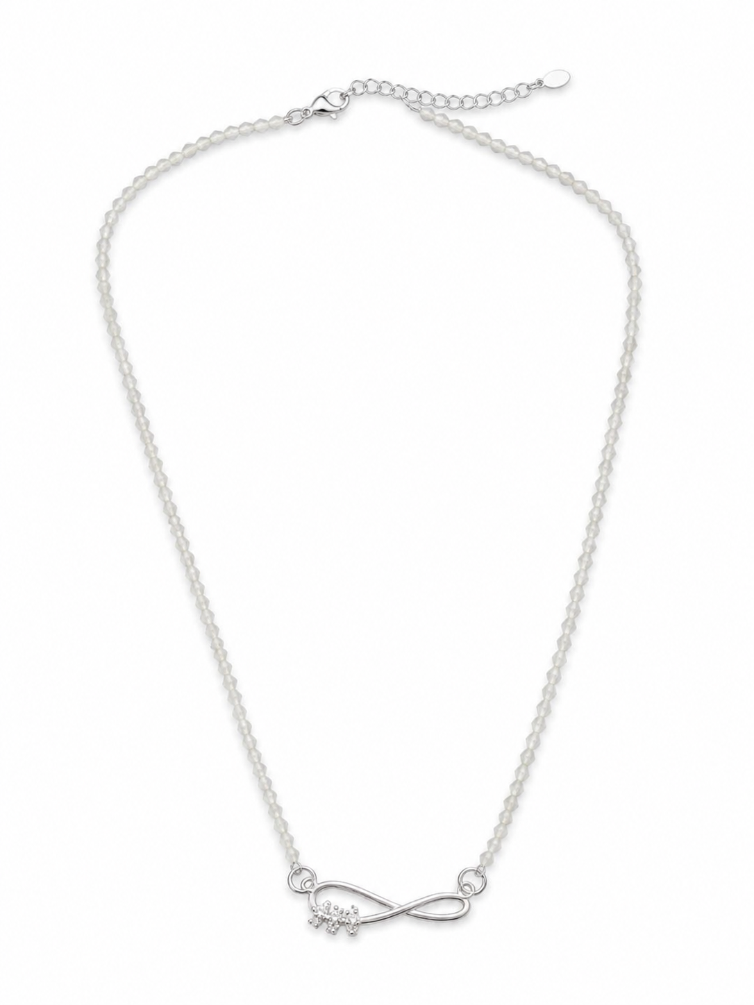 Graceful 925 Silver Infinity Pearl Mangalsutra for Women
