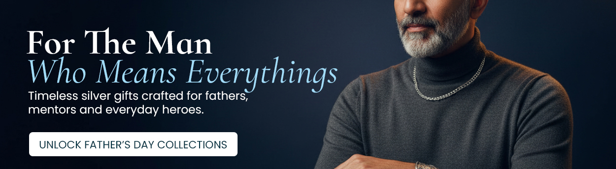For the Man Who Means Everything: A Father’s Day Tribute in Sterling Silver