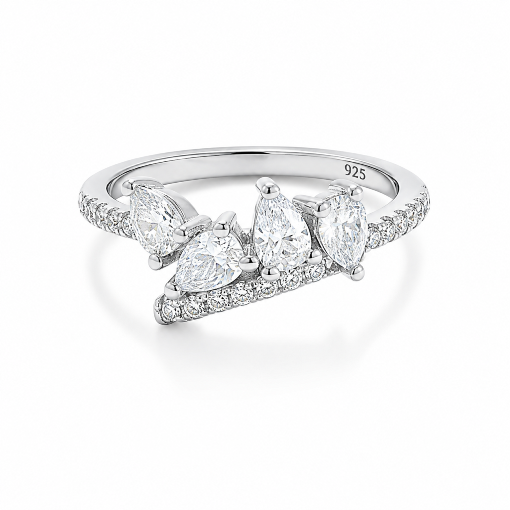 Royal Crown Silver Ring for Women (925 Sterling Silver)