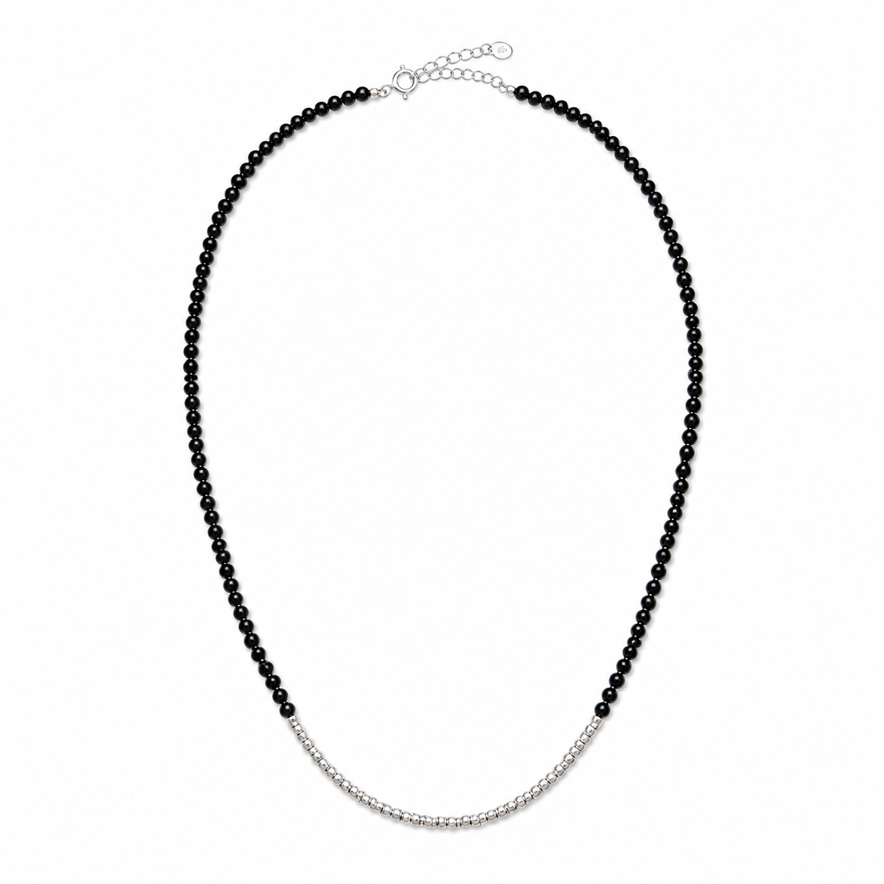 Elegant 925 Silver Minimal Mangalsutra Necklace for Women